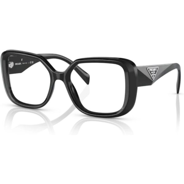 Occhiali vista  Prada Pr 10zv  cod. colore 1ab1o1 Donna Squadrata Nero