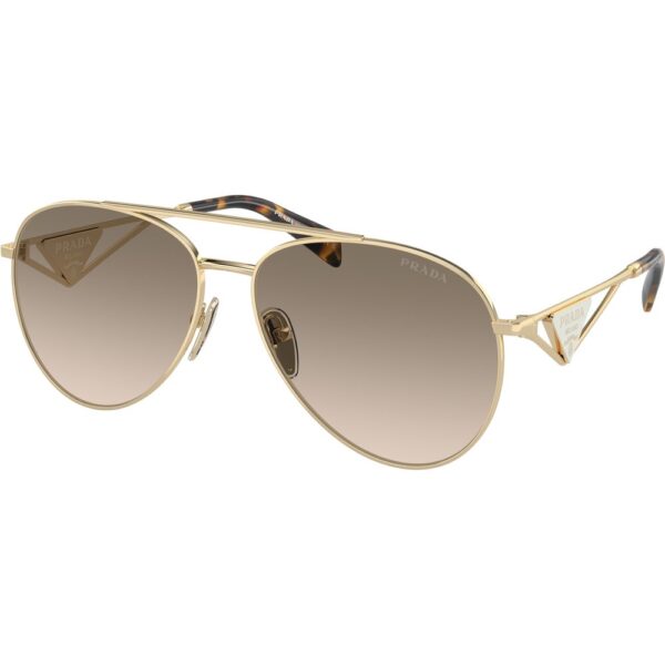 Occhiali da sole  Prada Pr 73zs  cod. colore zvn3d0 Donna Pilot Oro