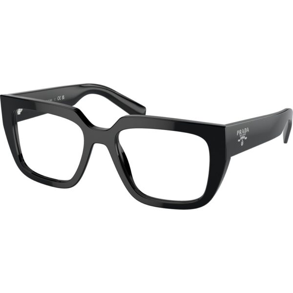 Occhiali vista  Prada Pr a03v  cod. colore 16k1o1 Donna Geometrica Nero