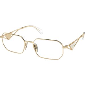 Occhiali vista  Prada Pr a53v  cod. colore zvn1o1 Donna Geometrica Oro