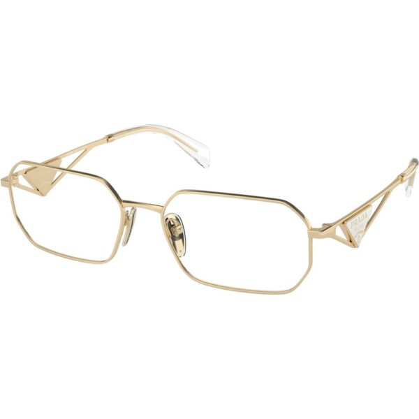 Occhiali vista  Prada Pr a53v  cod. colore zvn1o1 Donna Geometrica Oro