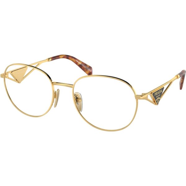 Occhiali vista  Prada Pr a50v  cod. colore 5ak1o1 Donna Rotonda Oro