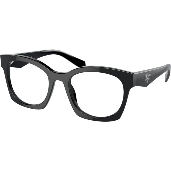 Occhiali vista  Prada Pr a05v  cod. colore 16k1o1 Donna Geometrica Nero