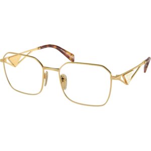 Occhiali vista  Prada Pr a51v  cod. colore 5ak1o1 Donna Geometrica Oro