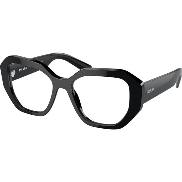 Occhiali vista  Prada Pr a07v  cod. colore 1ab1o1 Donna Geometrica Nero