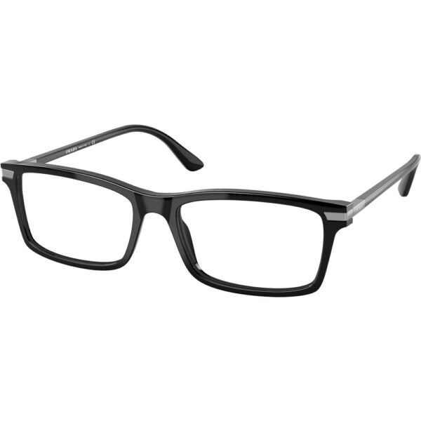 Occhiali vista  Prada Pr 03yv  cod. colore 1ab1o1 Uomo Squadrata Nero