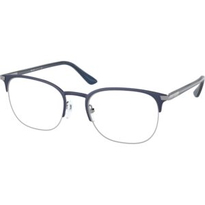 Occhiali vista  Prada Pr 57yv  cod. colore 02n1o1 Uomo Rotonda Blu