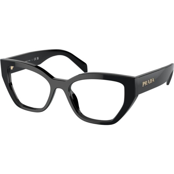 Occhiali vista  Prada Pr a16v  cod. colore 16k1o1 Donna Geometrica Nero