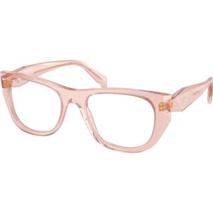 Occhiali vista  Prada Pr a18v  cod. colore 19q1o1 Donna Geometrica Rosa