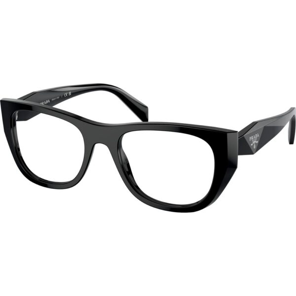 Occhiali vista  Prada Pr a18v  cod. colore 16k1o1 Donna Geometrica Nero