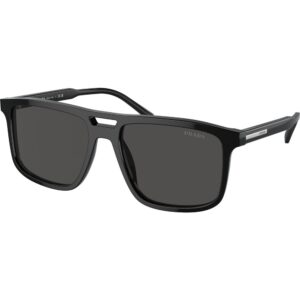 Occhiali da sole  Prada Pr a22s  cod. colore 16k08z Uomo Squadrata Nero