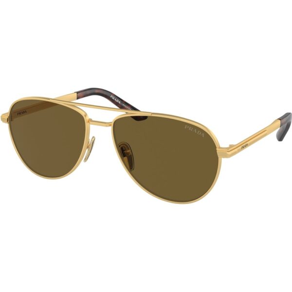 Occhiali da sole  Prada Pr a54s  cod. colore 1bk01t Uomo Pilot Oro