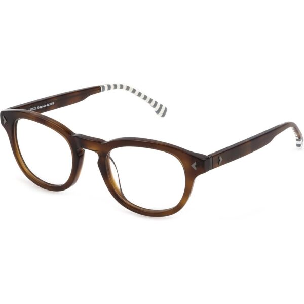 Occhiali vista  Lozza Vl4269 salerno 2 cod. colore 0706 Unisex Rotonda Havana