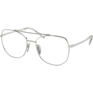 Occhiali vista  Prada Pr a58v  cod. colore 1bc1o1 Donna Geometrica Argento