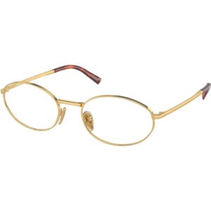 Occhiali vista  Prada Pr a57v  cod. colore 5ak1o1 Donna Rotonda Oro