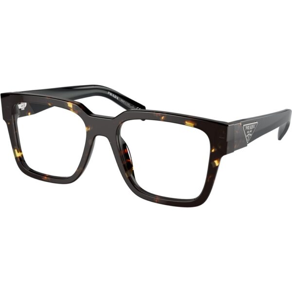 Occhiali vista  Prada Pr 08zv  cod. colore 16r1o1 Uomo Squadrata Marrone