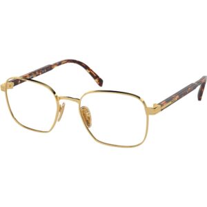 Occhiali vista  Prada Pr a55v  cod. colore 5ak1o1 Uomo Squadrata Oro