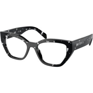 Occhiali vista  Prada Pr a16v  cod. colore 15o1o1 Donna Geometrica Nero