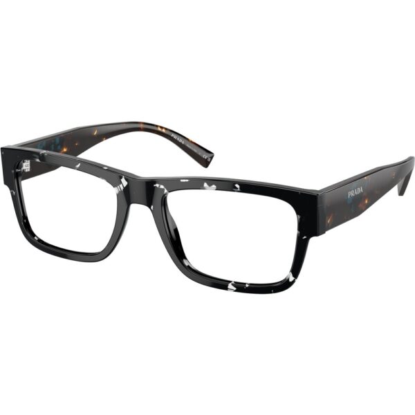 Occhiali vista  Prada Pr 15yv  cod. colore 15s1o1 Uomo Squadrata Nero