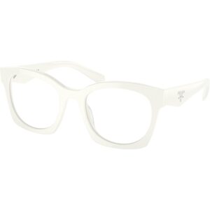 Occhiali vista  Prada Pr a05v  cod. colore 17k1o1 Donna Geometrica Bianco