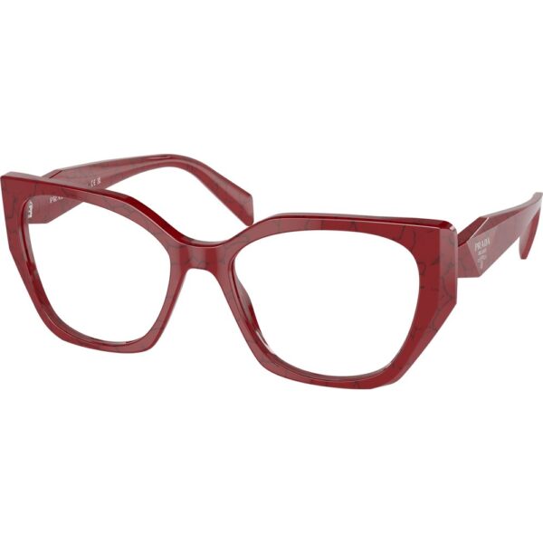 Occhiali vista  Prada Pr 18wv  cod. colore 15d1o1 Donna Geometrica Rosso