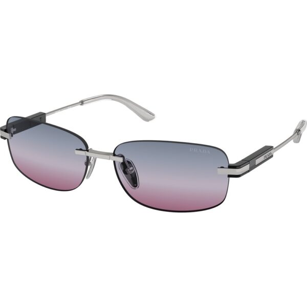 Occhiali da sole  Prada Pr 68zs  cod. colore 1bc08b Uomo Geometrica Argento