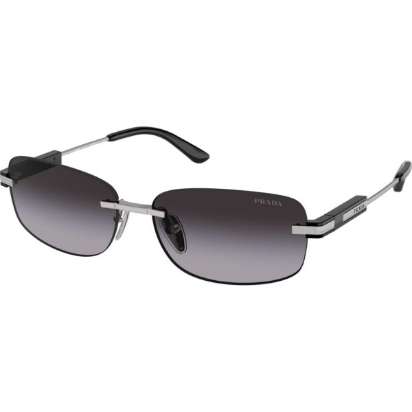 Occhiali da sole  Prada Pr 68zs  cod. colore 1bc09s Uomo Geometrica Argento