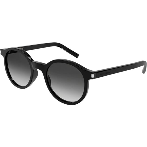 Occhiali da sole  Saint laurent Sl 521 cod. colore 001 Unisex Rotonda Nero