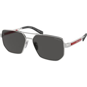 Occhiali da sole  Prada linea rossa Ps 51zs  cod. colore 1bc06f Uomo Pilot Argento