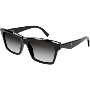 Occhiali da sole  Saint laurent Sl m104 cod. colore 001 Unisex Squadrata Nero