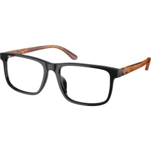 Occhiali vista  Ralph lauren Rl6225u  cod. colore 5398 Uomo Squadrata Nero