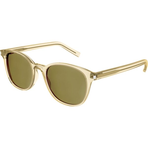 Occhiali da sole  Saint laurent Sl 527 zoe cod. colore 002 Unisex Squadrata Giallo