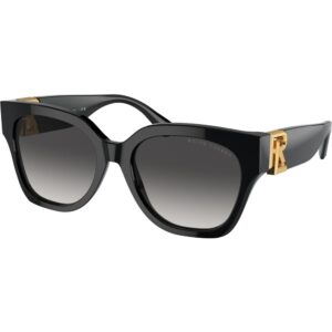 Occhiali da sole  Ralph lauren Rl8221 the overszed ricky cod. colore 50018g Donna Farfalla Nero