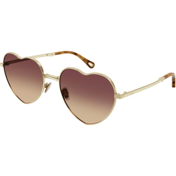 Occhiali da sole  Chloé Ch0071s cod. colore 003 Donna Geometrica Oro