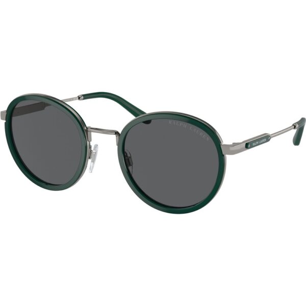 Occhiali da sole  Ralph lauren Rl7081 the clubman cod. colore 9002b1 Uomo Rotonda Verde