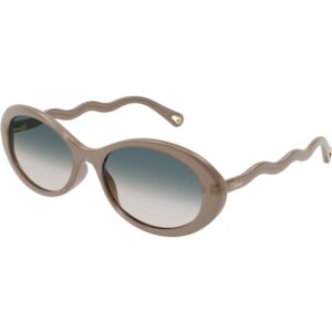 Occhiali da sole  Chloé Ch0088s cod. colore 003 Donna Rotonda Nude