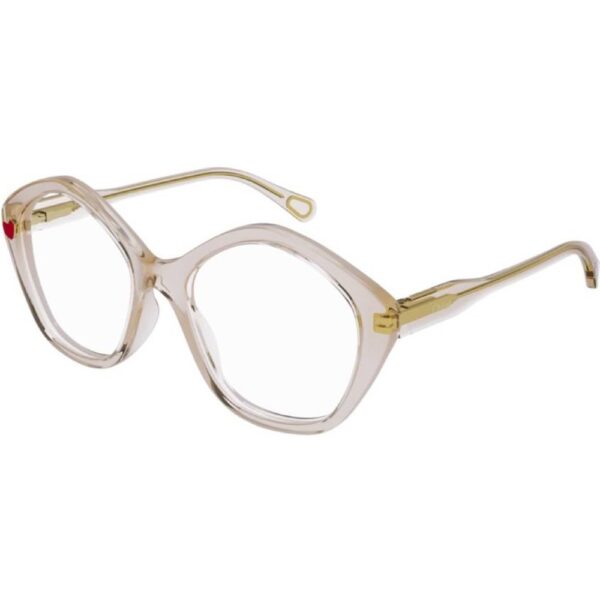 Occhiali vista  Chloé Cc0011o cod. colore 001 Bambino Geometrica Nude