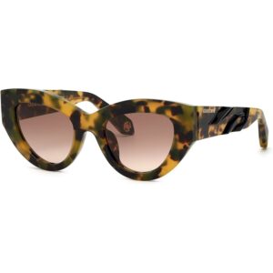 Occhiali da sole  Roberto cavalli Src009m cod. colore 0agg Donna Cat eye Havana