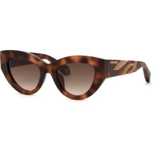 Occhiali da sole  Roberto cavalli Src009m cod. colore 02bv Donna Cat eye Havana scuro