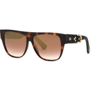 Occhiali da sole  Roberto cavalli Src013 cod. colore 0748 Unisex Squadrata Havana scuro