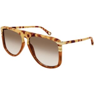 Occhiali da sole  Chloé Ch0104s cod. colore 001 Donna Squadrata Havana