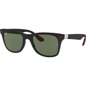 Occhiali da sole  Ray - ban Rb4195m scuderia ferrari collection cod. colore f60271 Uomo Squadrata Nero