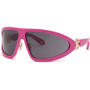 Occhiali da sole  Roberto cavalli Src042 cod. colore 07be Unisex Maschera Fucsia