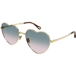 Occhiali da sole  Chloé Ch0071s cod. colore 001 Donna Geometrica Oro