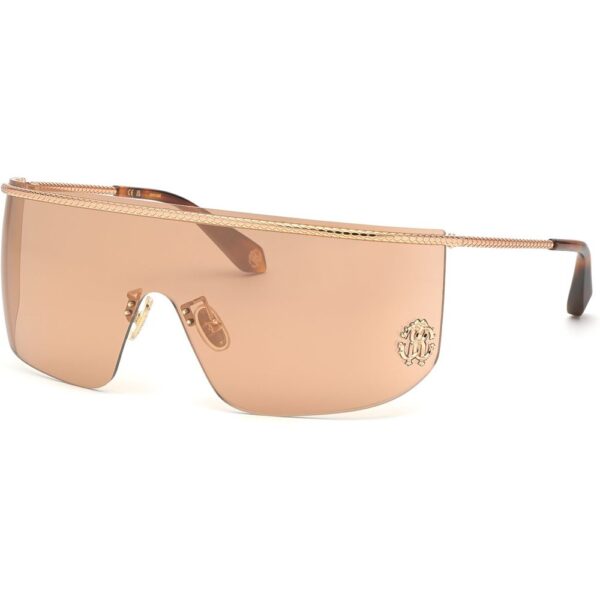 Occhiali da sole  Roberto cavalli Src012m cod. colore 8fcx Donna Maschera Oro