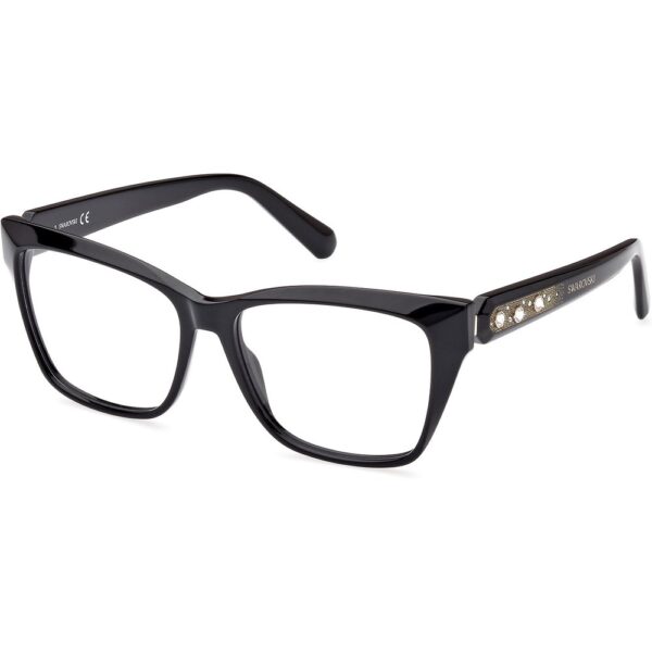 Occhiali vista  Swarovski Sk5468 cod. colore 001 Donna Squadrata Nero