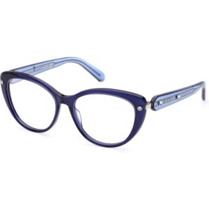 Occhiali vista  Swarovski Sk5477 cod. colore 090 Donna Cat eye Blu