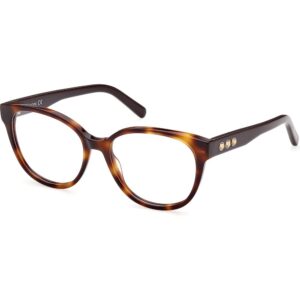 Occhiali vista  Swarovski Sk5431 cod. colore 052 Donna Rotonda Havana scuro