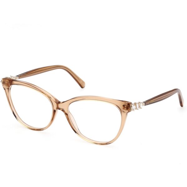 Occhiali vista  Swarovski Sk5441 cod. colore 047 Donna Cat eye Marrone chiaro