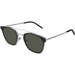 Occhiali da sole  Saint laurent Sl 28 metal cod. colore 005 Unisex Squadrata Argento